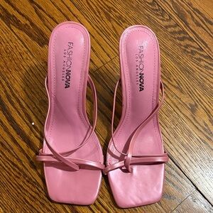 Fashion Nova Blush Pink Heels